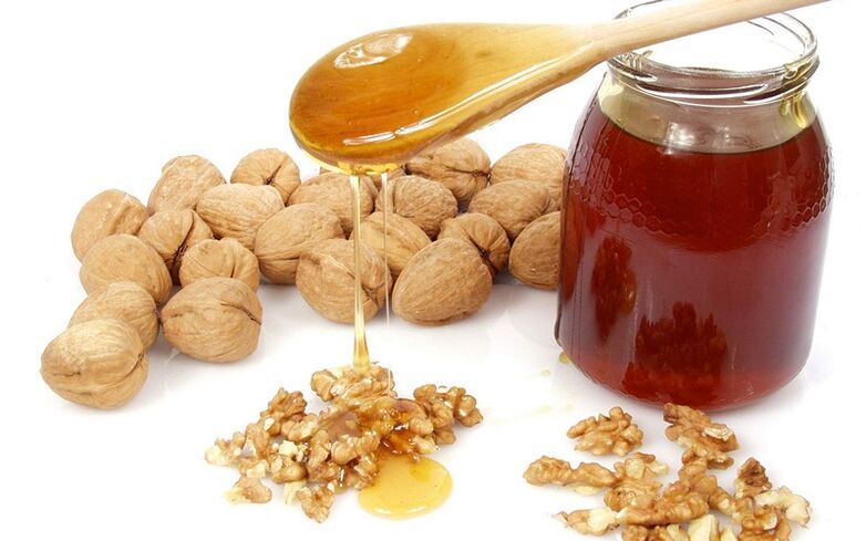 honey and walnuts to increase potency