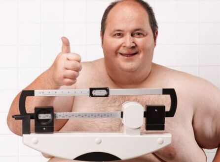 Obesity is one of the reasons for the deterioration of male potency. 